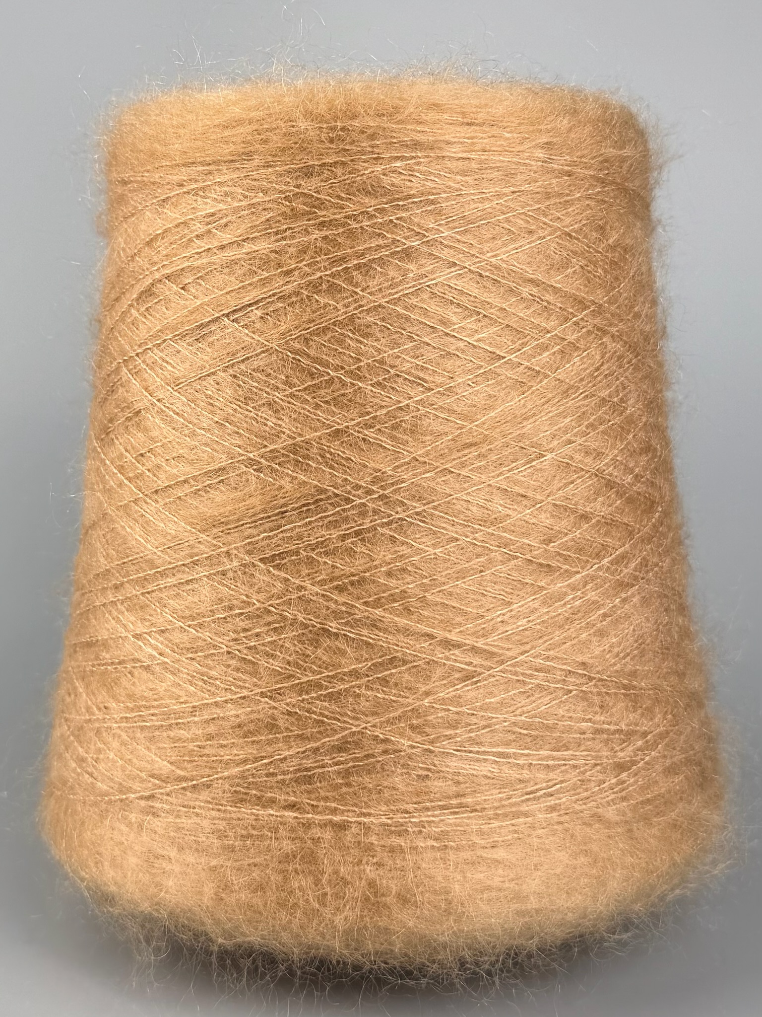 Manifattura Sesia Art. Vivienne 850 m / 100 g – Fil en kid mohair et soie de mûrier col. Beige caramel 5875 photo 2